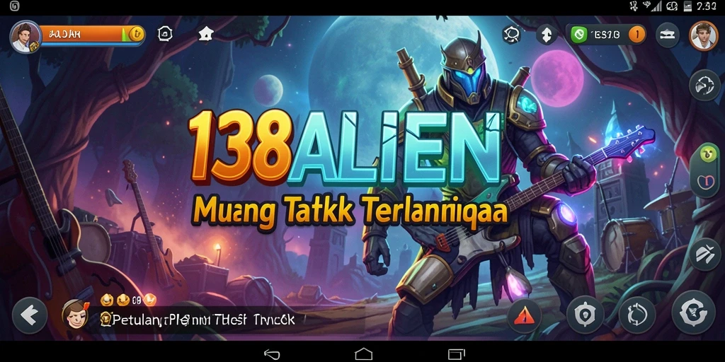 Tampilan gameplay 138ALIEN yang menarik dengan alat musik virtual.