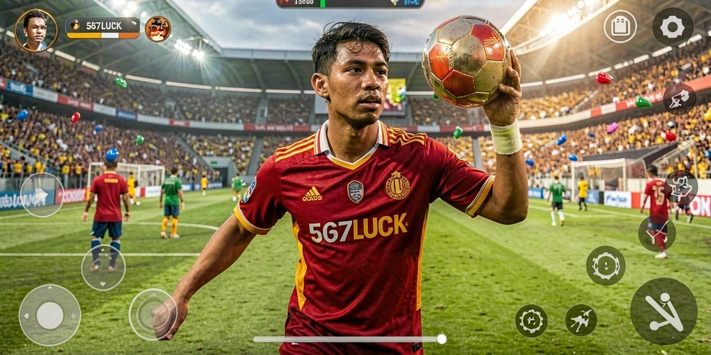 Tampilan menarik gameplay olahraga dalam 567LUCK.