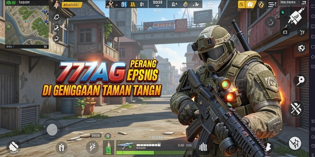 Screenshot gameplay <strong>777AG</strong> menunjukkan aksi menegangkan dalam pertempuran FPS.
