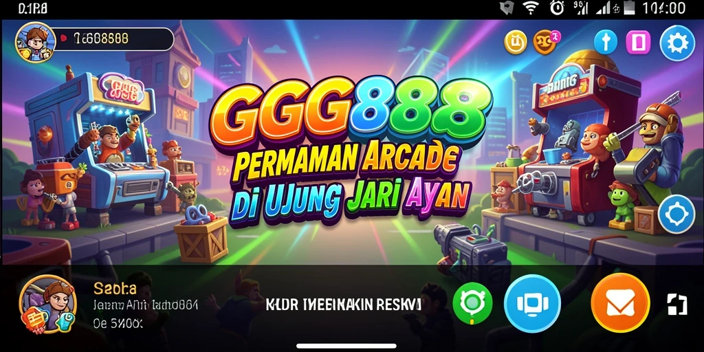 Tampilan gameplay GGG888 yang penuh aksi dan tantangan seru.
