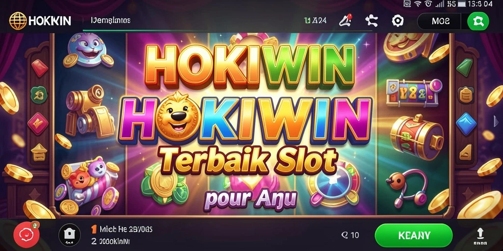Tampilan gameplay Slot HOKIWIN yang mengasyikkan dan interaktif.