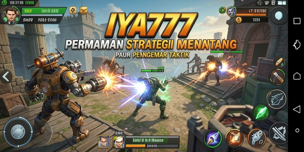 Screenshot gameplay IYA777 yang menunjukkan strategi pertempuran.