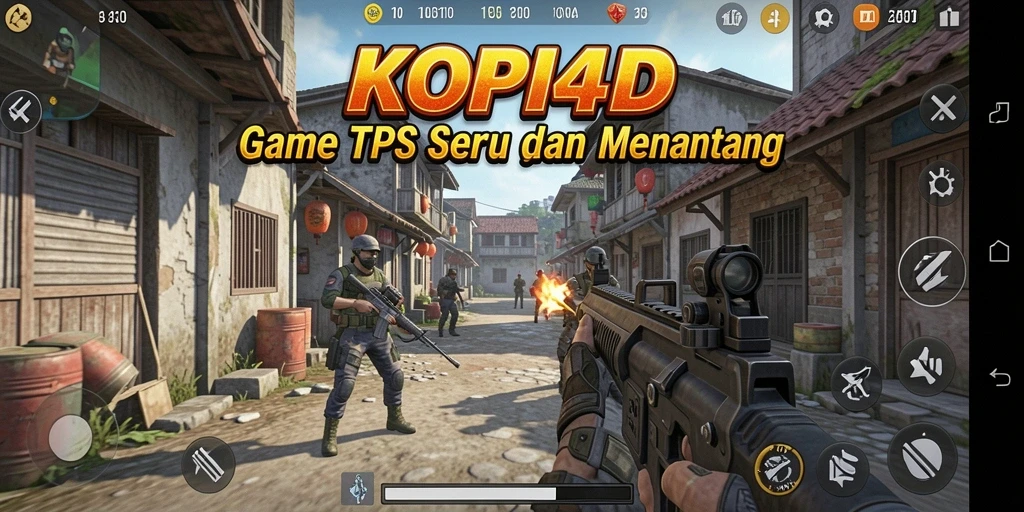 Tampilan gameplay seru dari KOPI4D dengan aksi menegangkan.