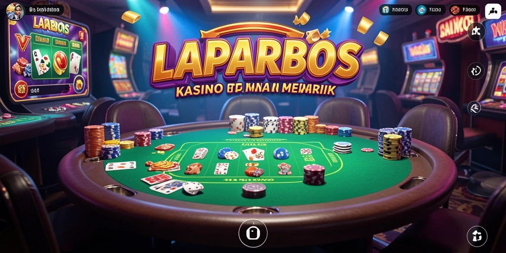 Tampilan gameplay LAPARBOS yang menarik dan interaktif.