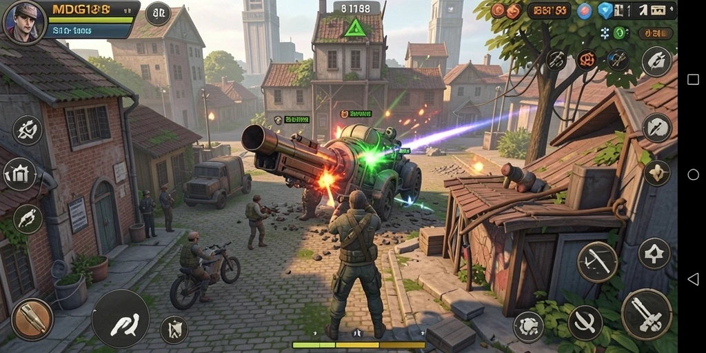 Tampilan gameplay strategi MDG188 dengan berbagai unit dan pertempuran yang epik.