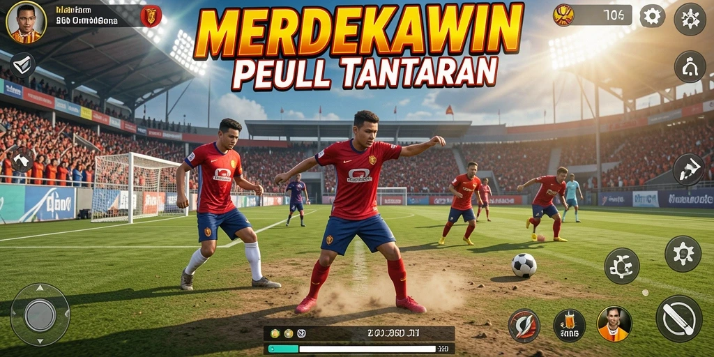 Tampilan gameplay seru dalam <strong>MERDEKAWIN</strong> yang membuat adrenalin meningkat.