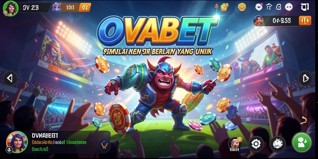 Tampilan gameplay OVABET yang menarik dan interaktif dalam simulasi.