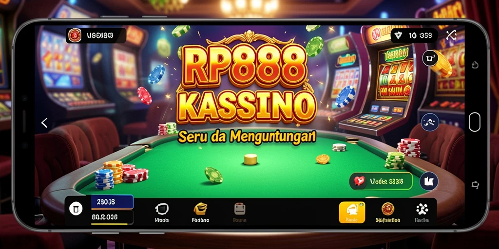 Screenshot utama RP888 menampilkan gameplay Kasino yang seru.